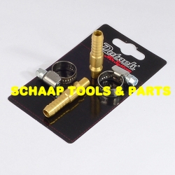 Perslucht Insteeknippel Orion passing met 8 mm slangpilaar per 2 verpakt | 4842099